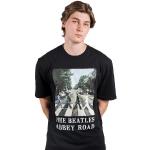 The Beatles T-Shirt »Beatles, T-Shirt, "Abbey Road", Schwarz, Herren« (Stück, 1-tlg., Stück) mit Frontprint, 95% Baumwolle/5%Elastan