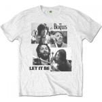 Weiße Langärmelige The Beatles Damenbandshirts aus Baumwolle Größe XXL 