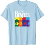 Blaue Color Blocking The Beatles Damenfanshirts Größe S 