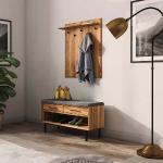 Reduzierte Garderoben Sets & Kompaktgarderoben aus Massivholz 2-teilig 