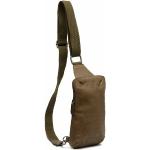 Olivgrüne The Chesterfield Brand Mini-Bags aus Leder für Herren mini 