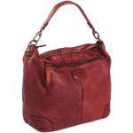 Rote Vintage The Chesterfield Brand Lederhandtaschen mit Reißverschluss aus Leder mit Handyfach für Damen 