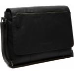 Reduzierte Schwarze The Chesterfield Brand Messenger Bags & Kuriertaschen aus Leder mit Laptopfach für Herren 