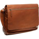 Reduzierte Braune The Chesterfield Brand Messenger Bags & Kuriertaschen aus Leder mit Laptopfach für Herren 