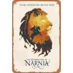 The Chronicles of Narnia Vintage Blechschild Retro Stil Wandschild Dekoration Metallschild 20,3 x 30,5 cm