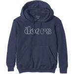 The Doors Uni Pullover Hoodie: Logo, X-Large, Blue