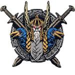 Bunte God of War Bügelbilder & Bügelmotive mit Ornament-Motiv maschinenwaschbar 