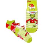 The Grinch Damen-Socken, Weihnachtsmotiv, 3 Stück, verschiedene Designs, Größe 37-42 Gr. One size, mehrfarbig