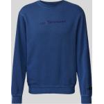 The Hundreds Sweatshirt mit Label-Stitching Modell 'Bar' (L Marine)