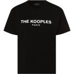 Reduzierte Schwarze The Kooples Rundhals-Ausschnitt T-Shirts aus Baumwolle für Damen 