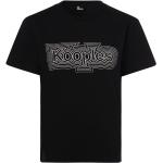 Reduzierte Schwarze Streetwear The Kooples Rundhals-Ausschnitt T-Shirts aus Jersey für Damen 