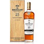 Schottische Macallan Whiskys & Whiskeys für 25 Jahre Sherry cask Speyside 
