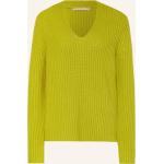 Reduzierte Gelbe The Mercer V-Ausschnitt Kaschmir-Pullover aus Wolle für Damen Größe S 