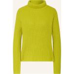 Reduzierte Neongrüne The Mercer Rollkragen Kaschmir-Pullover aus Wolle für Damen Größe M 