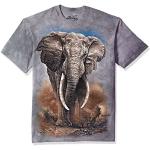The Mountain Herren African Elephant T-Shirt, grau, Klein