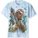 Blaue The Mountain T-Shirts mit Insekten-Motiv aus Baumwolle für Herren Größe S 