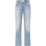 Hellblaue 5-Pocket Jeans aus Baumwolle für Damen Größe S 