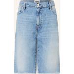 Reduzierte Graue Ripped Jeans & Zerrissene Jeans mit Fransen aus Baumwolle für Damen Größe XS für den für den Sommer 