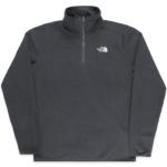 Schwarze Bestickte Streetwear The North Face Glacier Stehkragen Herrensweatshirts mit Reißverschluss Größe XS für den für den Herbst 
