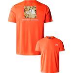 Rote Kurzärmelige The North Face Reaxion T-Shirts für Herren Größe S für den für den Sommer 