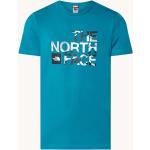 Blaue The North Face T-Shirts für Herren Größe S 