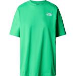 Grüne Oversize The North Face T-Shirts aus Baumwolle für Damen Größe XS 