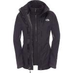Schwarze Wasserdichte Atmungsaktive The North Face Evolve II 3-in-1 Jacken mit Kapuze für Damen Größe XS 