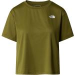 Olivgrüne The North Face Flex T-Shirts für Damen Größe L 
