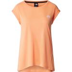 Orange Sportliche The North Face T-Shirts für Damen Größe L 