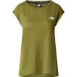 Olivgrüne Sportliche The North Face T-Shirts für Damen Größe S 
