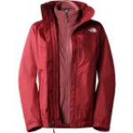 The North Face Evolve II Triclimate Jacket Pink-Rot, Damen Ponchos & Capes, Größe L - Farbe Cordovan - Wild Ginger