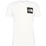 The North Face Fine T-Shirt Weiss Schwarz - NF00CEQ5 S