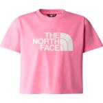 Reduzierte Pinke Kurzärmelige The North Face Easy T-Shirts für Damen 