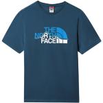 Blaue The North Face Mountain T-Shirts aus Baumwolle für Herren Größe M 