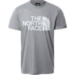 Graue Sportliche The North Face Reaxion T-Shirts für Herren Größe L 