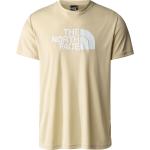 Beige Sportliche The North Face Reaxion T-Shirts für Herren Größe XL 