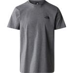 Graue The North Face Simple Dome T-Shirts für Herren Größe XXL 