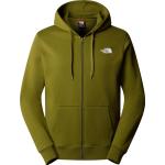 The North Face - Kapuzen-Sweatshirt mit Reißverschluss - M Open Gate FZ Hood Light Forest Olive für Herren - Größe M - Khaki