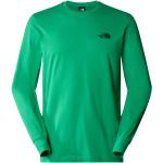 Reduzierte Grüne Langärmelige The North Face Redbox T-Shirts aus Baumwolle für Herren Größe M 