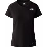 Schwarze Sportliche Kurzärmelige The North Face Alpine T-Shirts enganliegend für Damen Größe XL 