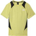 Gelbe Kurzärmelige The North Face Glacier T-Shirts aus Polyester für Herren Größe L 