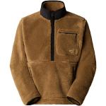 Reduzierte The North Face Extreme Pile Stehkragen Herrensweatshirts mit Reißverschluss aus Fleece Größe L 