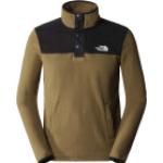 Olivgrüne The North Face Herrensweatshirts mit Reißverschluss aus Fleece Größe XL 