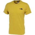 Gelbe The North Face Simple Dome T-Shirts aus Baumwolle für Herren Größe M 