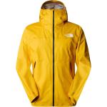 Reduzierte Gelbe Wasserdichte Atmungsaktive The North Face Futurelight Regenjacken mit Kapuze für Herren Größe XL 
