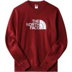 Rote Casual The North Face Drew Peak Rundhals-Ausschnitt Rundhals-Pullover für Herren Größe XL 