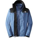 The North Face Men Evolve Ii Triclimate Jacket Shady Blue/Tnf Black (M)