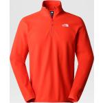 The North Face Mens 100 Glacier 1/4 Zip fiery red (15Q) XXL
