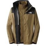 Olivgrüne Winddichte The North Face Evolve II 3-in-1 Jacken für Herren Größe XS für den für den Winter 