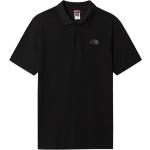 Schwarze Elegante The North Face Piquet Button Down Kragen Herrenpoloshirts & Herrenpolohemden Größe M für den für den Sommer 